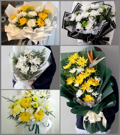 贵州遵义汇川区毛石镇白花村白事花束代送